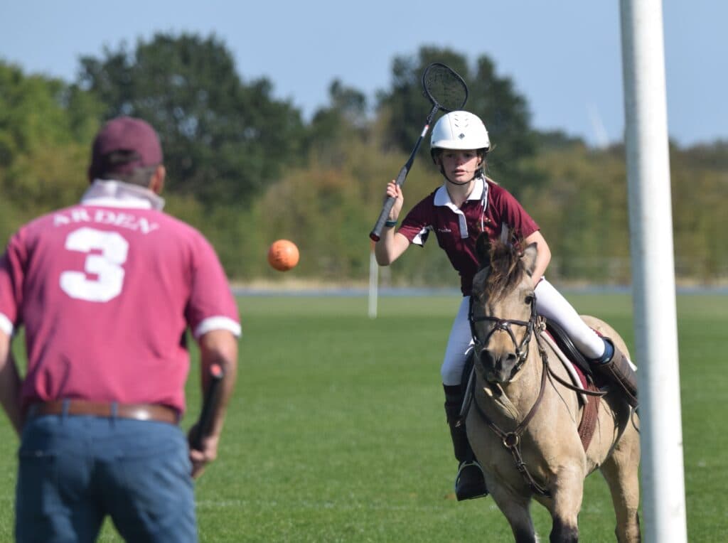 Polocrosse training